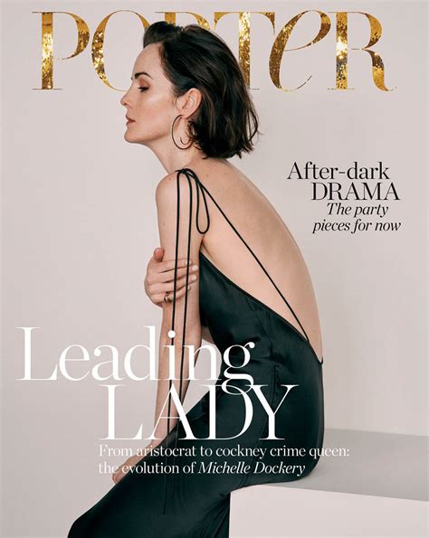 Michelle Dockery’s cover beauty look 